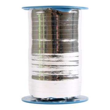 Krullint Metallic 5mm Zilver - 500 Meter, Ophalen of Verzenden