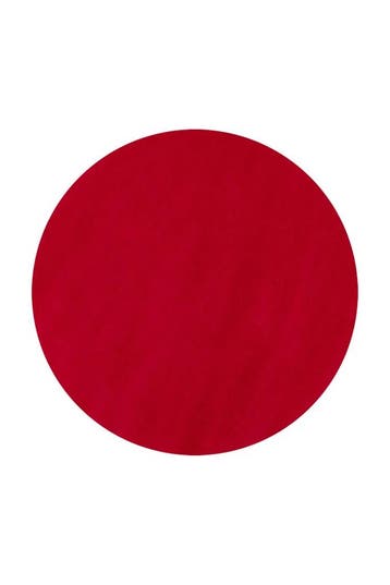 Rond Wasbaar Vloerkleed | Sky | Uni | Rood | 200x200 cm, Verzenden, Nieuw