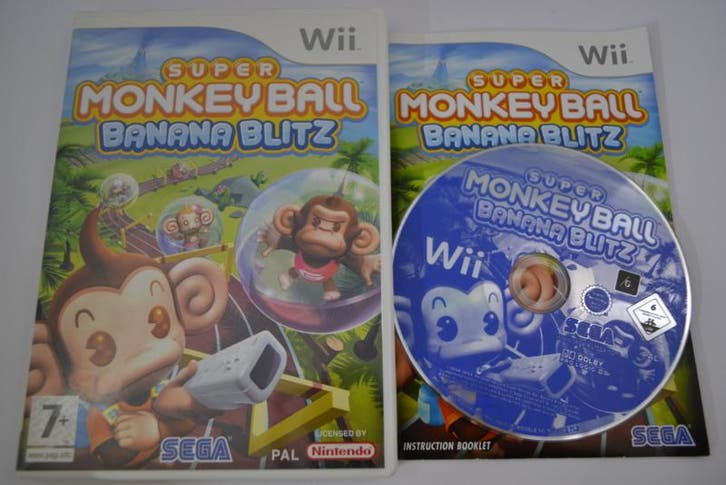Super Monkey Ball Banana Blitz (Wii UKV), Spelcomputers en Games, Games | Nintendo Wii, Zo goed als nieuw, Verzenden