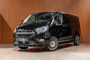 Ford Transit Custom 300 2.0 TDCI L2H1 | Raptor Edition | L+R, Stof, Gebruikt, Zwart, Zwart
