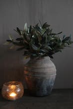 Kunstboeket / bundel Olijftakken 34 cm, Huis en Inrichting, Woonaccessoires | Kunstplanten en Kunstbloemen, Ophalen of Verzenden