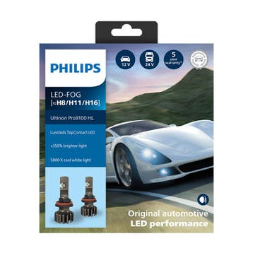 Philips H8/H11/H16 LED Mistlamp 12/24V 11W 2 Stuks, Verzenden, Nieuw