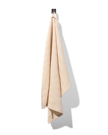 HEMA Theedoek 65x65cm katoen beige 6=40% / 4=25% / 2=15%, Hobby en Vrije tijd, Theezakjes, Verzenden
