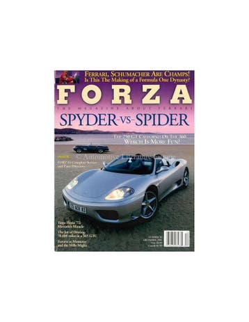 2001 FERRARI FORZA MAGAZINE 34 ENGELS, Nieuw, Ferrari, Author