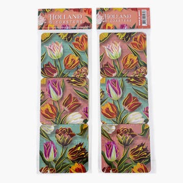 Onderzetters pretty tulips, Ophalen of Verzenden, Nieuw
