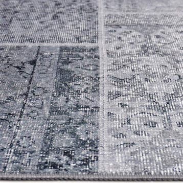 Vloerkleed Novum Patch Grijs - decoratie, Nieuw