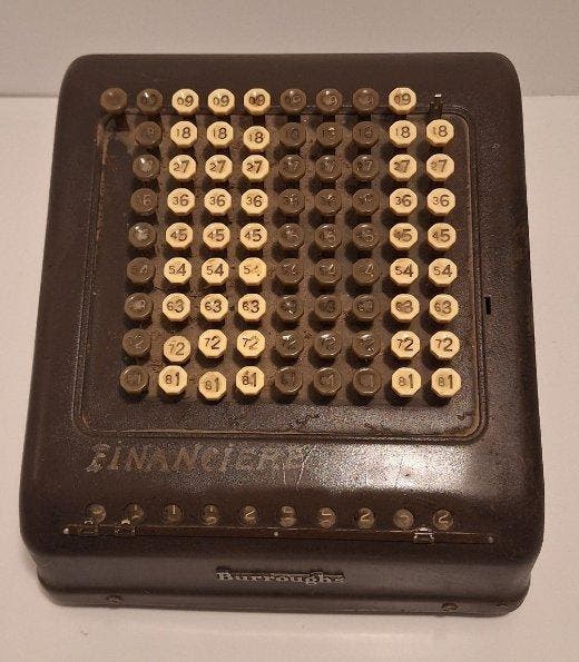 Burroughs - Rekenmachine - 1920-1930, Antiek en Kunst, Kunst | Designobjecten