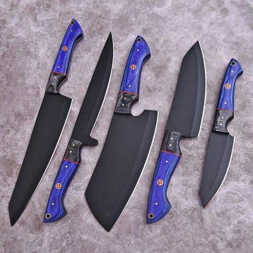 Descentcrafts Handmade - Keukenmes - Kitchen knife set -