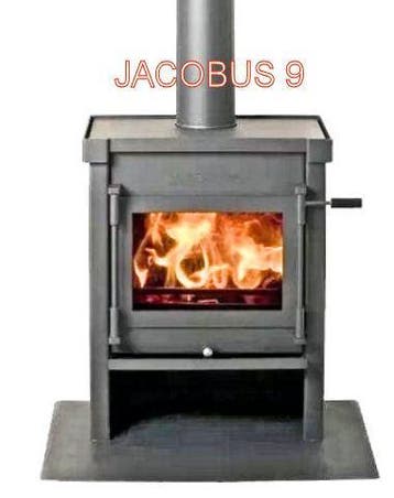 JACOBUS  HOUTKACHEL, Nieuw, Hout, Vrijstaand, Houtkachel