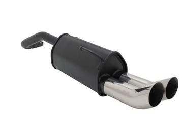 Novus sportuitlaat Seat Arosa, Vw Lupo 2x76mm DTM einddemper, Auto-onderdelen, Uitlaatsystemen, Verzenden, Nieuw