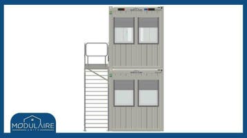 Stapelbare containers geschikt als kantoor/keet nu te koop!