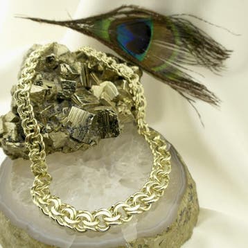 Gouden Prince of Wales schakelketting, Ophalen of Verzenden, Gebruikt, Goud, Goud