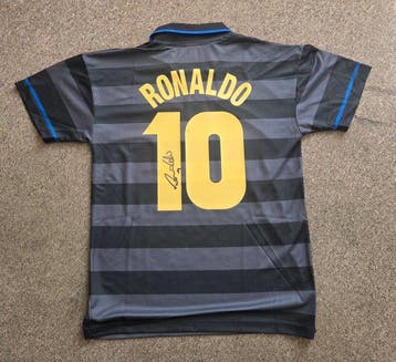 Inter Milan - UEFA Cup Final - Ronaldo - Voetbalshirt, Verzamelen, Nieuw