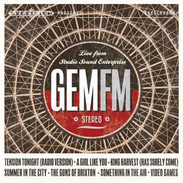 cd - Gem - Tension Tonight/ GemFM (Live from Studio Sound..., Verzenden, Zo goed als nieuw