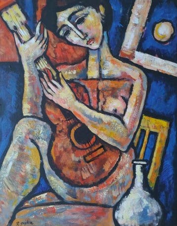 Piotr Sujka (XXI) - Anna z gitar, Antiek en Kunst