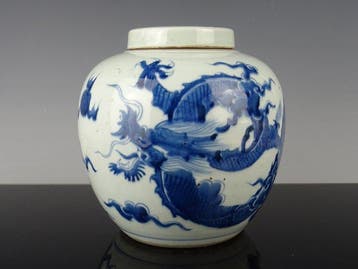 Pot - Porselein - Qing dynastie 1664-1911, Antiek en Kunst
