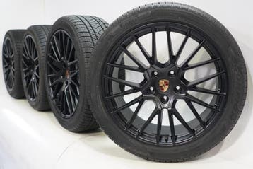 Porsche Cayenne E3 21 inch velgen Pirelli Winterbanden Origi, Gebruikt, Velg(en), 21 inch, Winterbanden