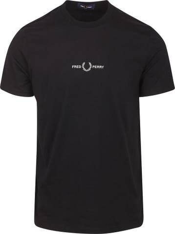 Fred Perry T-Shirt M4580 Zwart maat 3XL Heren, Kleding | Heren, T-shirts, Verzenden, Zwart, Nieuw, Overige maten