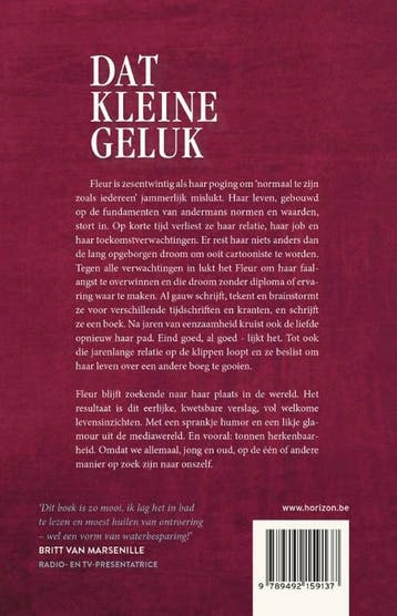 Dat kleine geluk - Fleur van Groningen 9789492159137, Verzenden, Zo goed als nieuw, Fleur van Groningen