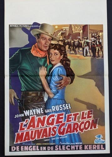 John Wayne - - ANGEL AND THE BADMAN - 1947 - Beautiful, Nieuw