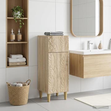 vidaXL Badkamer Opbergkast DELFT Sonoma Eiken 30 x 31 x 80, Verzenden, Nieuw