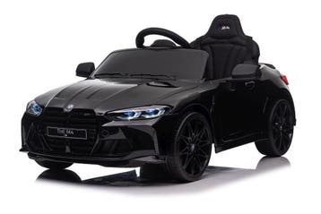 BMW M4, 12 volt elektrische kinderauto, Leder zitje, Rubbere, Ophalen of Verzenden, Nieuw