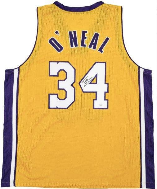 NBA - Shaquille ONeal - Geel gepersonaliseerd, Verzamelen, Overige Verzamelen
