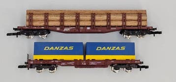 Märklin Z - 8226 / 82280 - Modeltrein goederenwagon (2) -, Nieuw