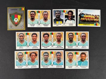 1990 Panini Italia 90 World Cup, Cameroun: complete team, Nieuw