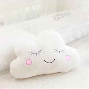 Pluche Wolk Maan Ster Kussen Zacht Kinderkamer Sierkussen, Verzenden, Nieuw