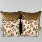 New set of four cushions. Two of them made with ETRO Home