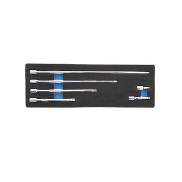 1/4 Verlengstukken set 6-delig, Auto diversen, Autogereedschap, Verzenden, Nieuw
