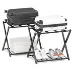 LIVSK Opvouwbaar Kofferstandaard met 2 Niveaus - Stevig Meta, Verzenden, Nieuw