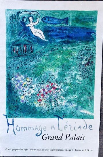 Marc Chagall (1887-1985) - Hommage à Térïade Grand Palais