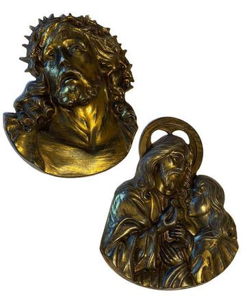Deridder - Reliëf, Paar Wandreliëfs - Ecco Homo -