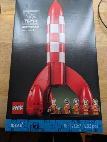 Lego Set - 21367 - Ideas (CUUSOO) - Tintin Moon Rocket, Nieuw