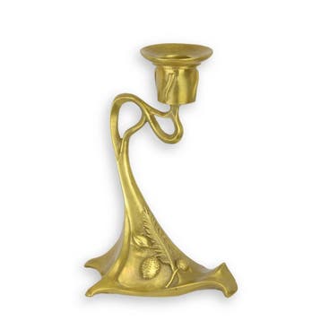 Bronzen Kandelaar Art Nouveau (Beeldjes - Decoratie), Verzenden, Nieuw