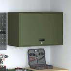 vidaXL Wandkast voor Garage Olijfgroen 80 x 40 x 53 cm, Huis en Inrichting, Kasten | Overige, Verzenden, Nieuw