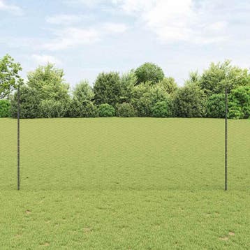 vidaXL zeshoekig gaasgek met palen 25 x 1,5 m PVC-Coated, Verzenden, Nieuw, IJzer