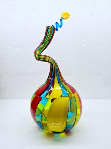 F&M Ballarin - Vaas - Glas, Antiek en Kunst