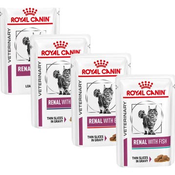 Royal Canin Renal Kat - zakjes 48 x 85 g rund, Verzenden, Nieuw