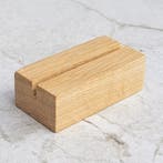 HOCHO Eikenhouten Kaartenhouder 60x30x20 mm – Stijlvol en., Ophalen of Verzenden, Nieuw