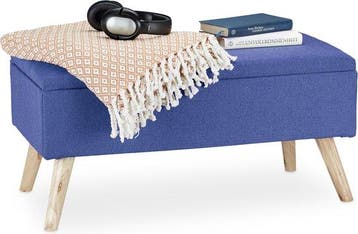 2dekans | zitbank met opbergruimte - 39,5 x 79,5 x 39,5 cm -, Ophalen of Verzenden, Zo goed als nieuw