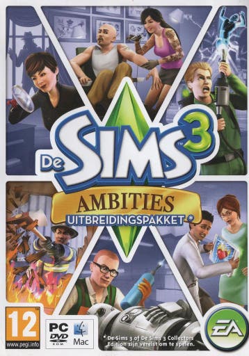 De Sims 3: Ambities Uitbreidingspakket - PC, Spelcomputers en Games, Games | Pc, Ophalen of Verzenden, Zo goed als nieuw