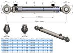 Dubbelwerkende hydraulishe cilinders - Kogelgewricht, Ophalen of Verzenden, Nieuw