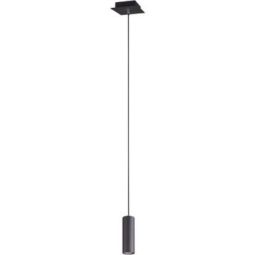 Zwarte LED Hanglamp Trion Mary - 1-lichts, Mat Zwart Alumini, Ophalen of Verzenden, Nieuw
