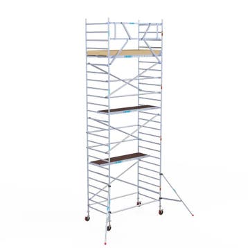 Basic rolsteiger 135 x 10,2m werkhoogte, Verzenden, Nieuw, Rolsteiger of Kamersteiger, 5 meter of hoger