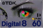 TDK Digital8 SP60/LP90 Videocassette – 60 minuten SP / 90 mi, Verzenden, Nieuw