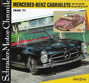 Mercedes-Benz Cabriolets vom 170 und 220 bis zum 280 SE 3.5, Algemeen, Verzenden, Zo goed als nieuw, Halwart Schrader