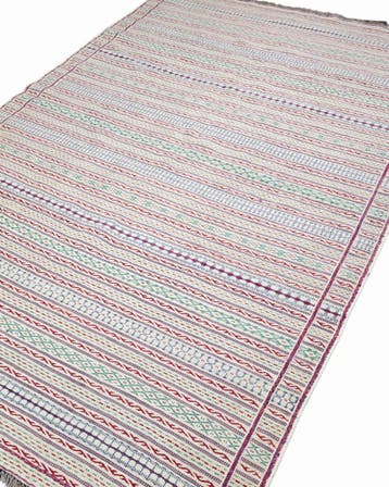 Grote Kelmin Flatweave 300x200 handgeweven wollen vloerkleed,  Perzisch tapijt kelim killim wollen vloerkleed handgeknoopt , Ophalen of Verzenden